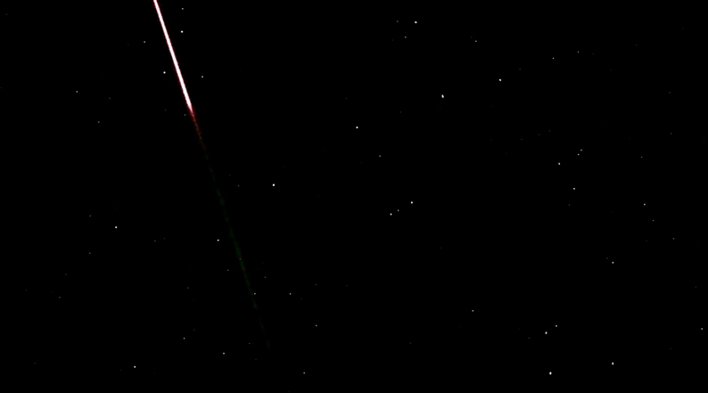 10-31-2018 Bande de lumière rouge WARP Analyse du mode RGBK IR Flyby Hyperstar 470nm